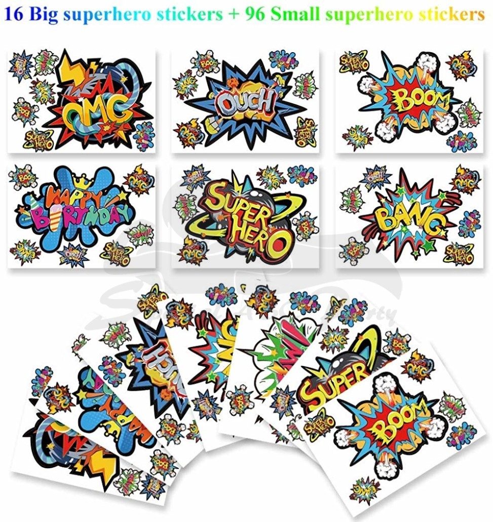 Super Hero Stickers